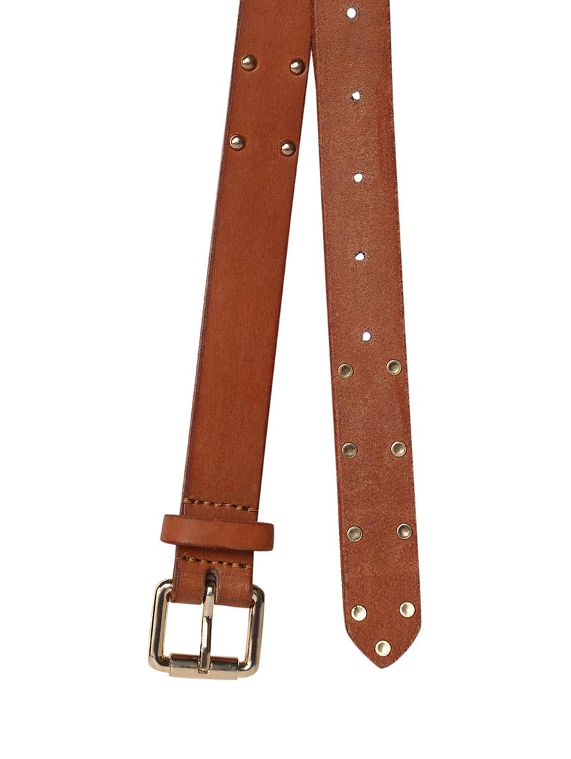 brown leather belt - 16274533 - Zoom Image - 4