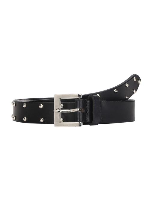 black leather belt - 16274534 - Standard Image - 1