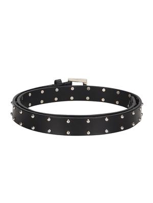 black leather belt - 16274534 - Standard Image - 3