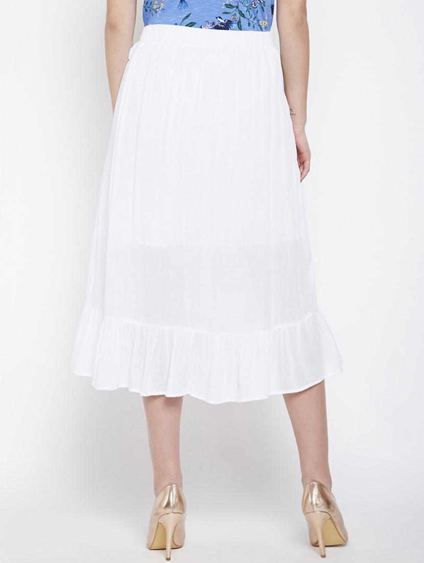 ruffle detail wrap skirt - 16274549 - Zoom Image - 3