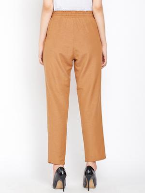 ankle length drawstring trouser - 16274564 - Standard Image - 3