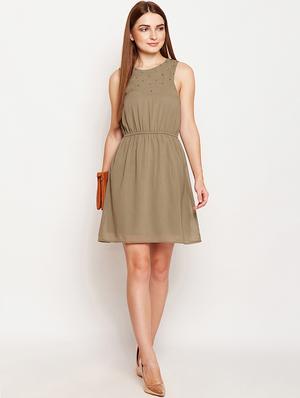 embellished a-line dress - 16274739 - Standard Image - 4