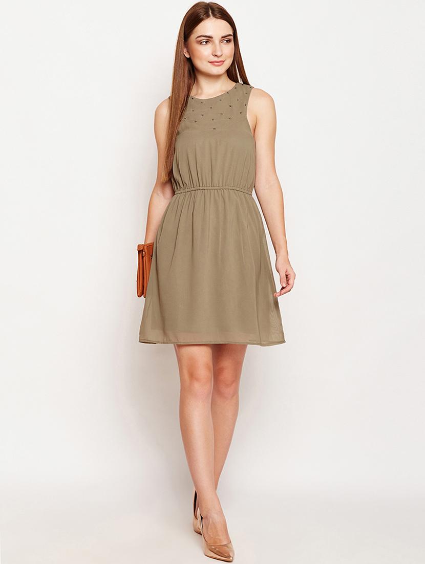 embellished a-line dress - 16274739 - Zoom Image - 4