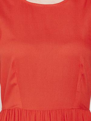 ruffle sleeved flared dress - 16274760 - Standard Image - 4