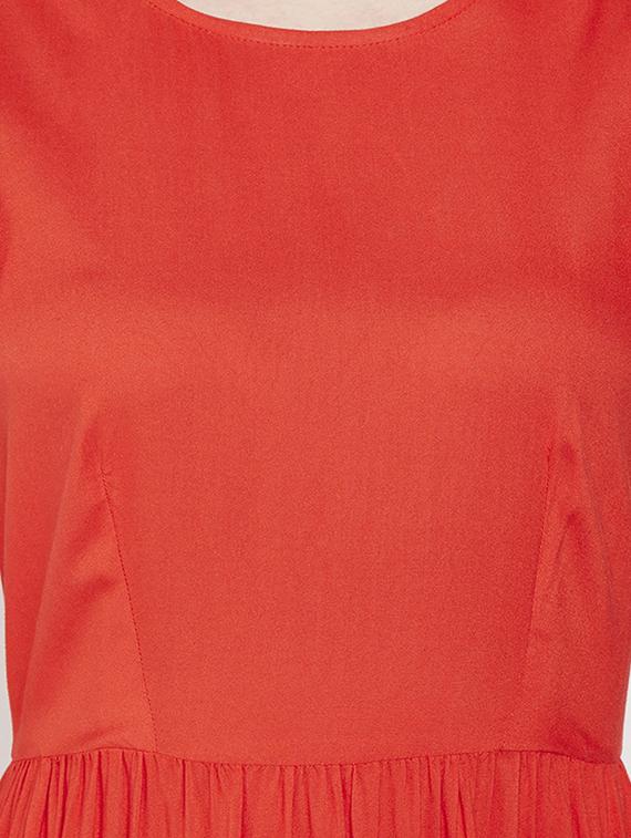 ruffle sleeved flared dress - 16274760 - Zoom Image - 4