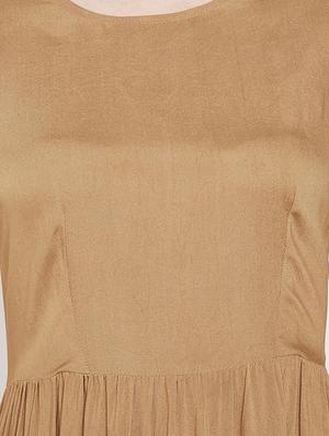 ruffle sleeved flared dress - 16274761 - Standard Image - 4