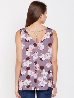 v-neck floral top - 16274819 - Standard Image - 3