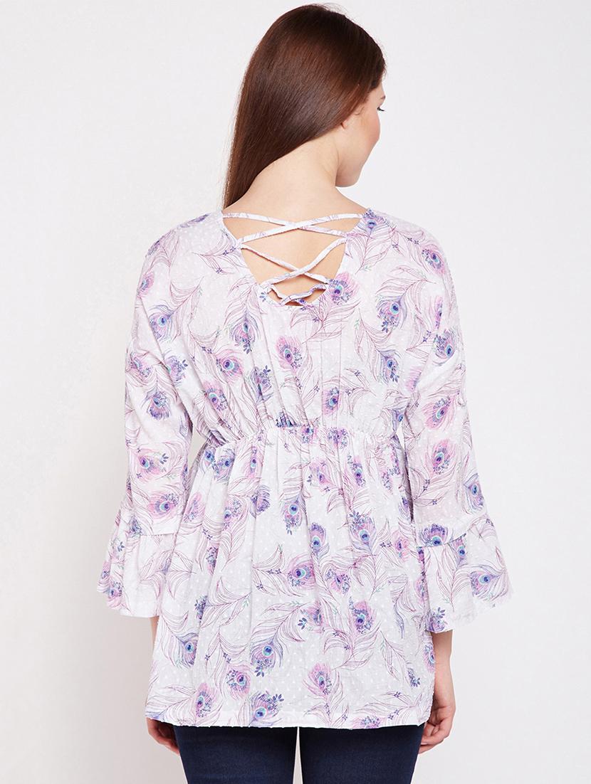 criss cross detail maternity wear top - 16274828 - Zoom Image - 3