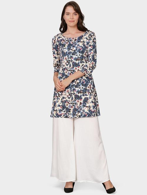 floral a-line tunic - 16274949 - Standard Image - 1