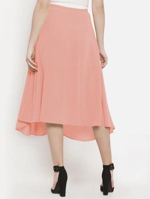 asymmetric hem wrap skirt - 16274962 - Standard Image - 2