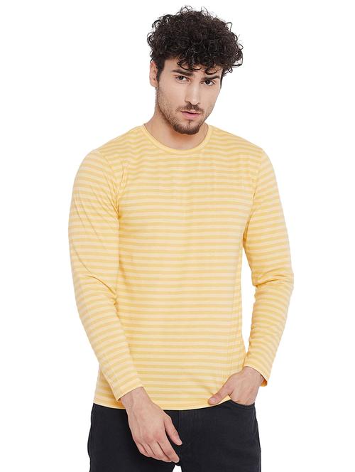 yellow striped t-shirt - 16275081 - Standard Image - 1
