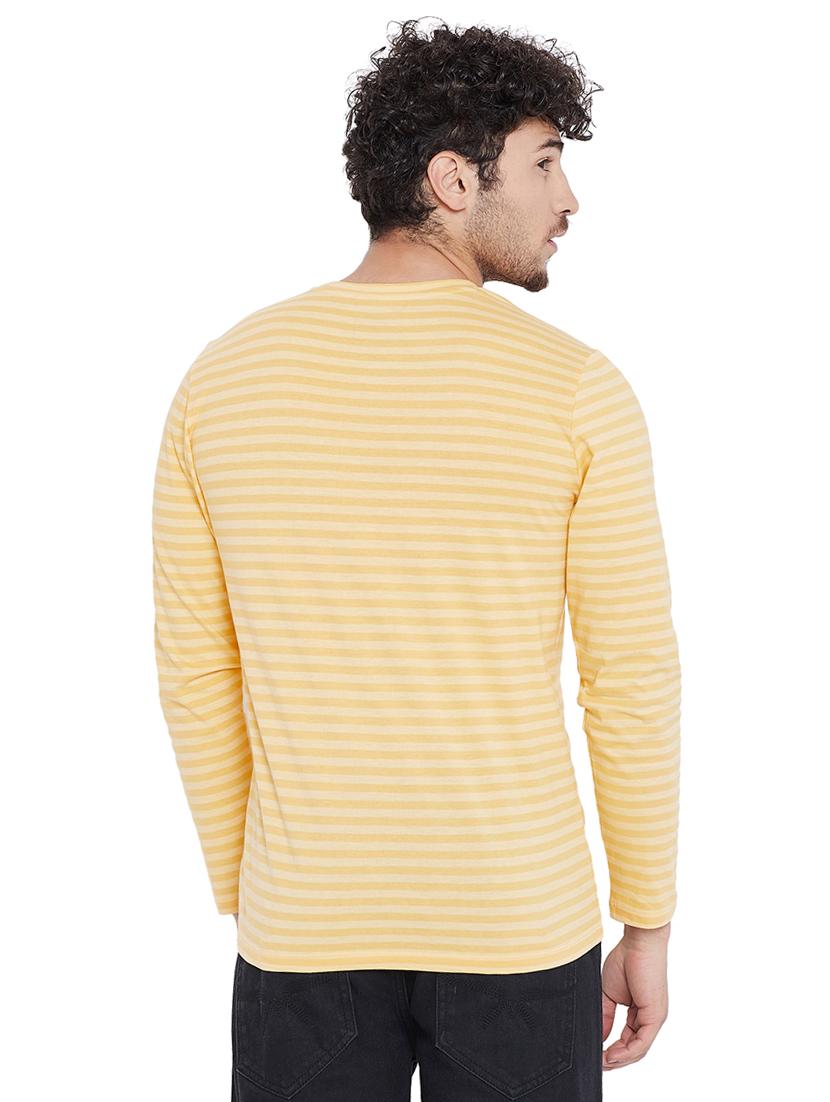 yellow striped t-shirt - 16275081 - Zoom Image - 3