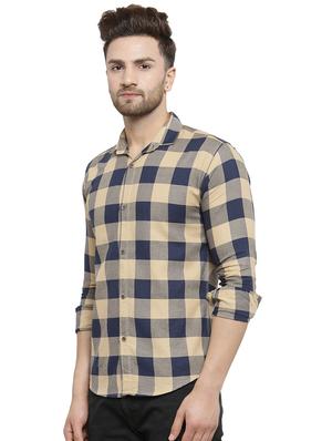 multi colored checkered casual shirt - 16275216 - Standard Image - 2