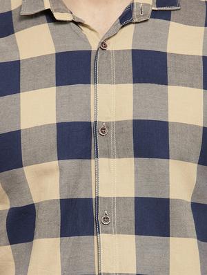 multi colored checkered casual shirt - 16275216 - Standard Image - 5