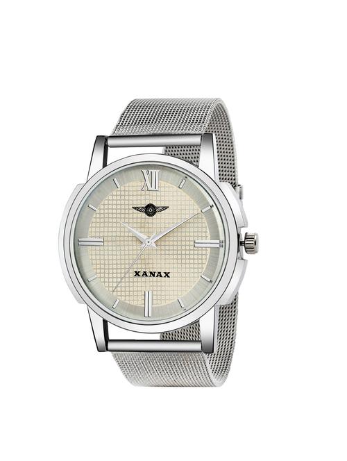 XANAX Premium Beige Dial Analog Watch For Men - XNSSW129 - 16275292 - Standard Image - 1