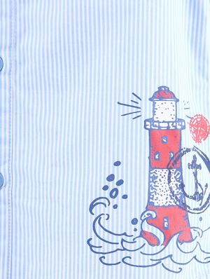 blue cotton shirt - 16275424 - Standard Image - 3