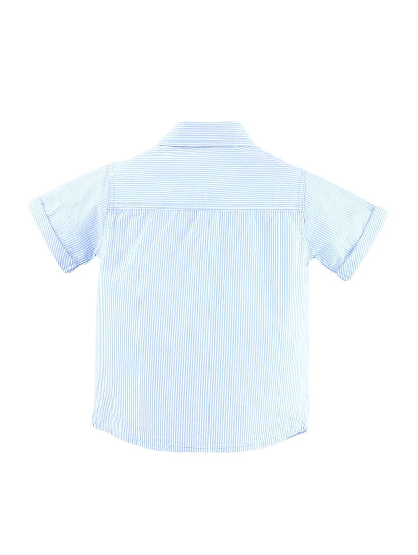 blue cotton shirt - 16275424 - Zoom Image - 2