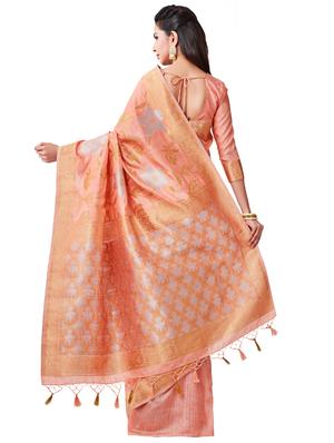 floral kanjivaram saree with blouse - 16275614 - Standard Image - 2