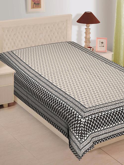 ethnic print cotton single bed sheet - 16275696 - Standard Image - 1