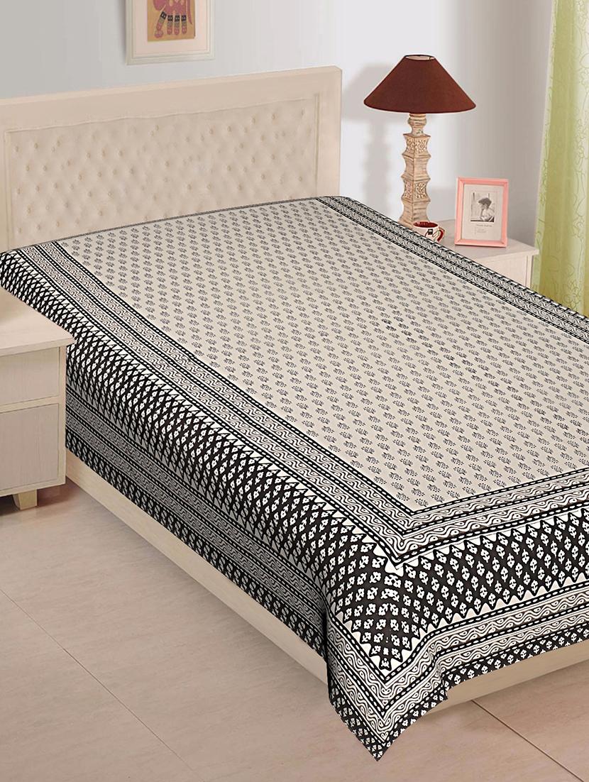 ethnic print cotton single bed sheet - 16275696 - Zoom Image - 1