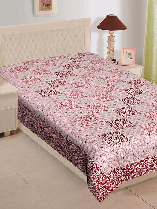 ethnic print cotton single bed sheet - 16275705 - Standard Image - 1