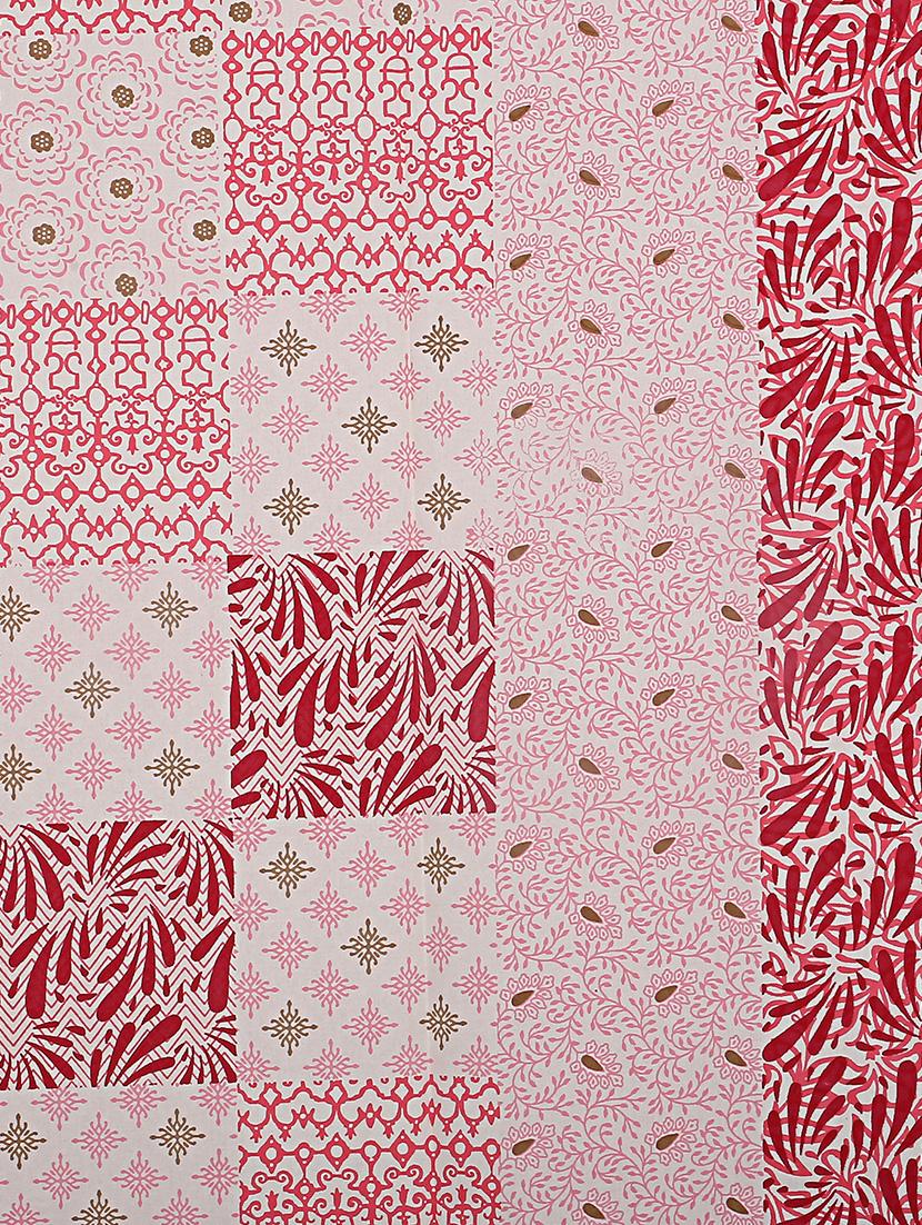ethnic print cotton single bed sheet - 16275705 - Zoom Image - 3
