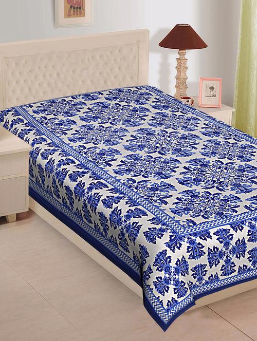 ethnic print cotton single bed sheet - 16275707 - Standard Image - 1