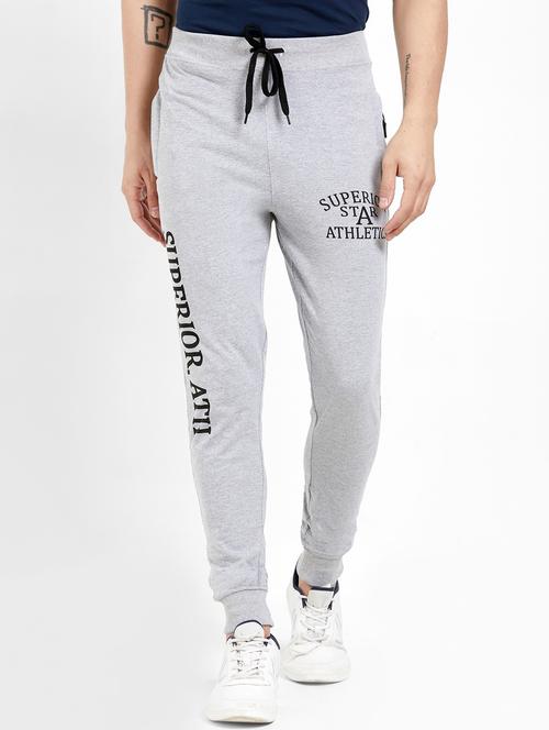 grey printed jogger - 16275879 - Standard Image - 1
