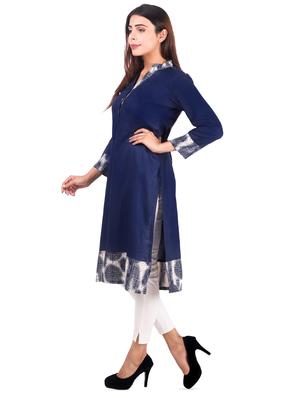 solid straight kurta - 16276014 - Standard Image - 2