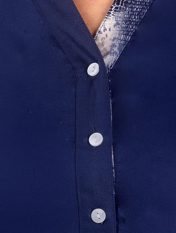 solid straight kurta - 16276014 - Zoom Image - 4