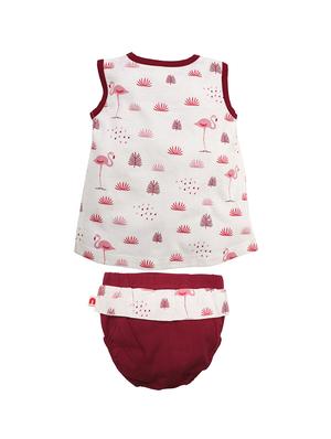 white cotton shorts set - 16276199 - Standard Image - 2
