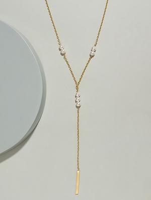 white brass statement necklace - 16276340 - Standard Image - 2
