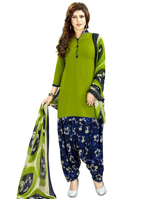 straight salwar unstitched suit - 16276992 - Standard Image - 1