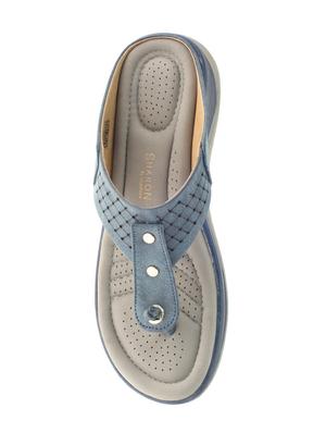 blue toe separator sandals - 16277811 - Standard Image - 4