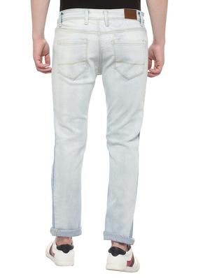 blue cotton plain jeans - 16278038 - Standard Image - 2