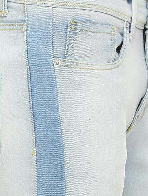 blue cotton plain jeans - 16278038 - Standard Image - 4