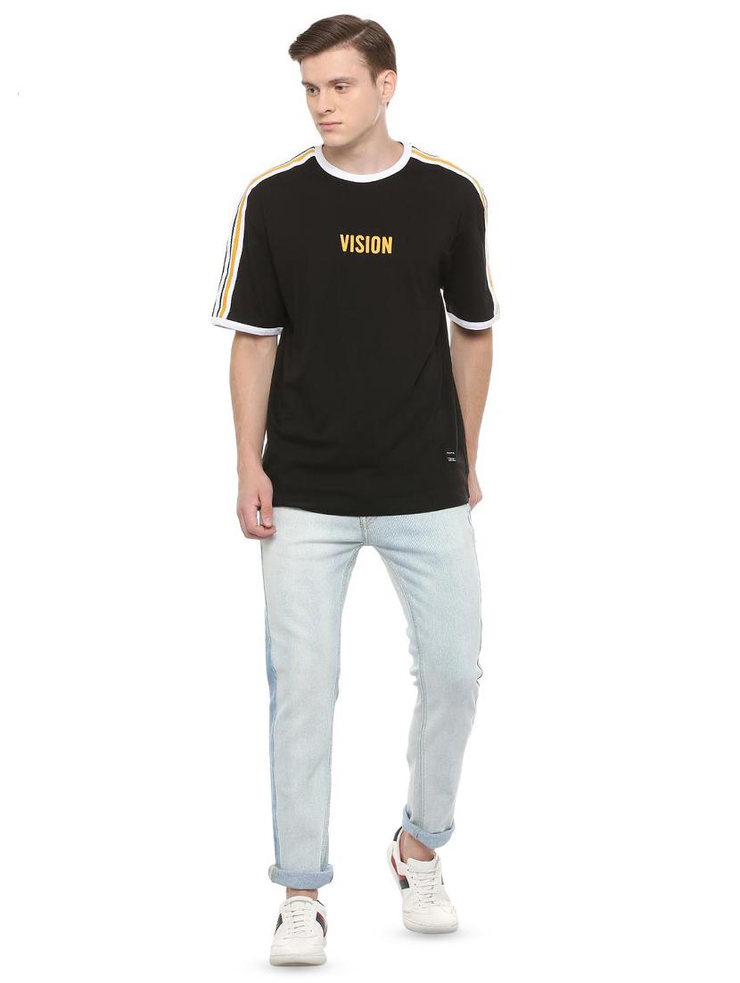 blue cotton plain jeans - 16278038 - Zoom Image - 3