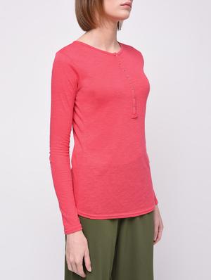 long sleeved henley tee - 16278138 - Standard Image - 4
