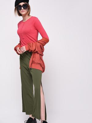 long sleeved henley tee - 16278138 - Standard Image - 5