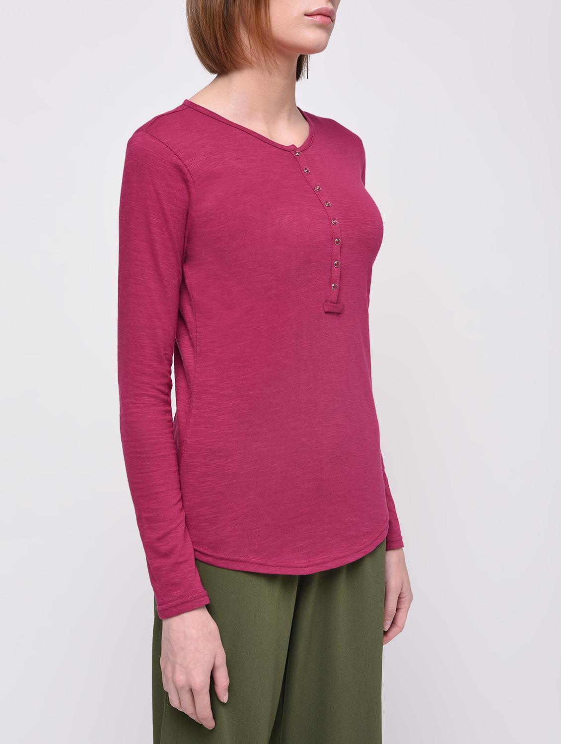 long sleeved henley top - 16278139 - Zoom Image - 4