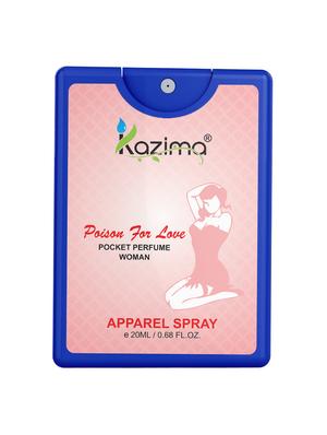 kazima pocket perfume for women, 20ml each (benaughty,blue lady,love fantasia,poison for love,the proposal,white dav)(pack of 6) - 16278735 - Standard Image - 5