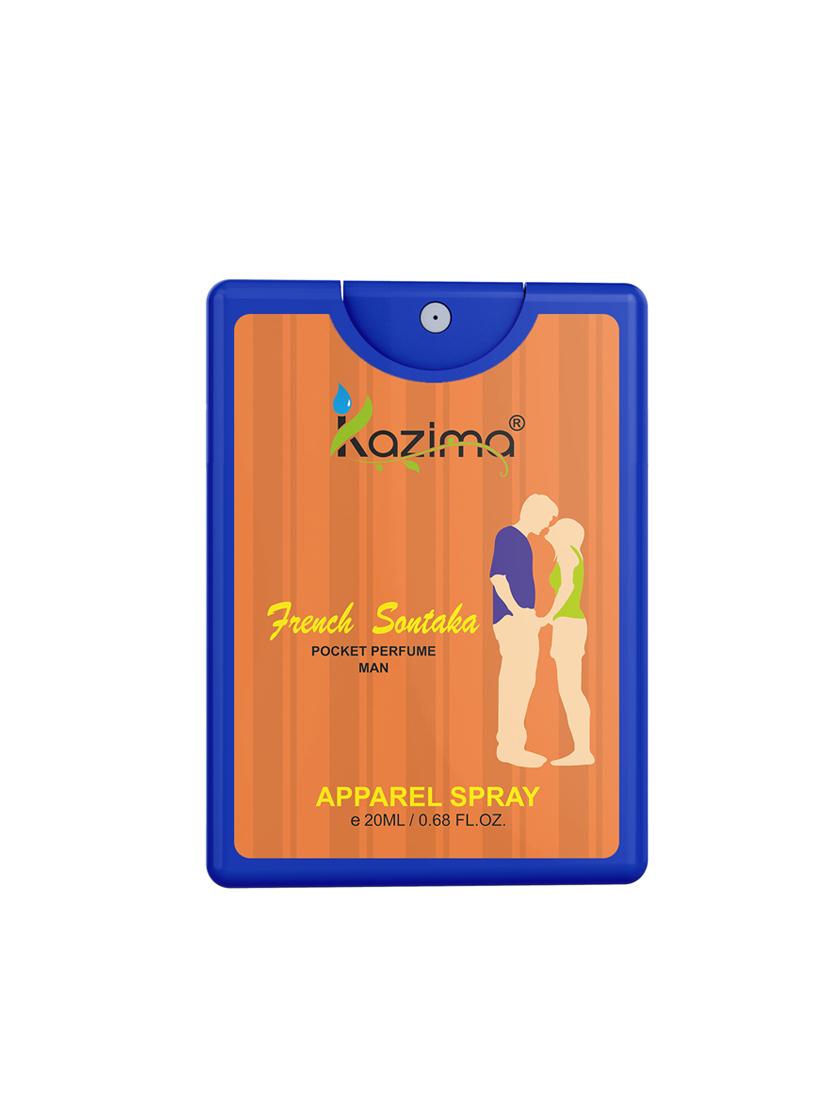 kazima pocket perfume for men, 20ml each(french sontaka,fresh cool,oud woody,royallondon,scentedsandalwood,silentman)(pack of 6) - 16278818 - Zoom Image - 2