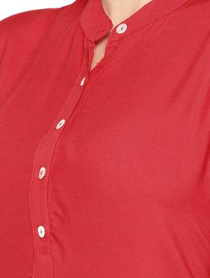 solid high-low kurta - 16279569 - Standard Image - 5