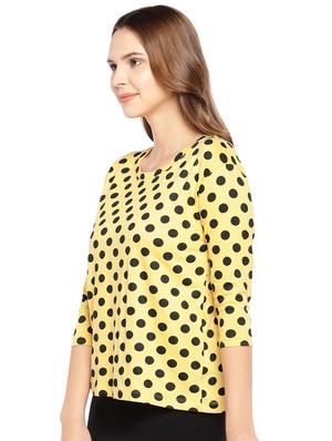 round neck polka dots top - 16279664 - Standard Image - 2
