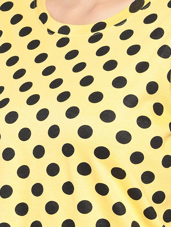 round neck polka dots top - 16279664 - Zoom Image - 5