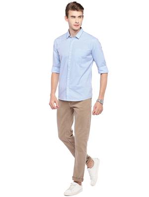 blue printed casual shirt - 16279692 - Standard Image - 4