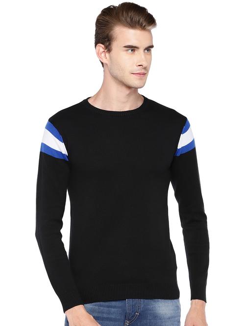 black solid pullover - 16279773 - Standard Image - 1