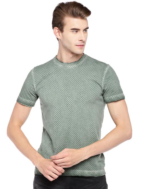green all over print t-shirt - 16279810 - Standard Image - 1