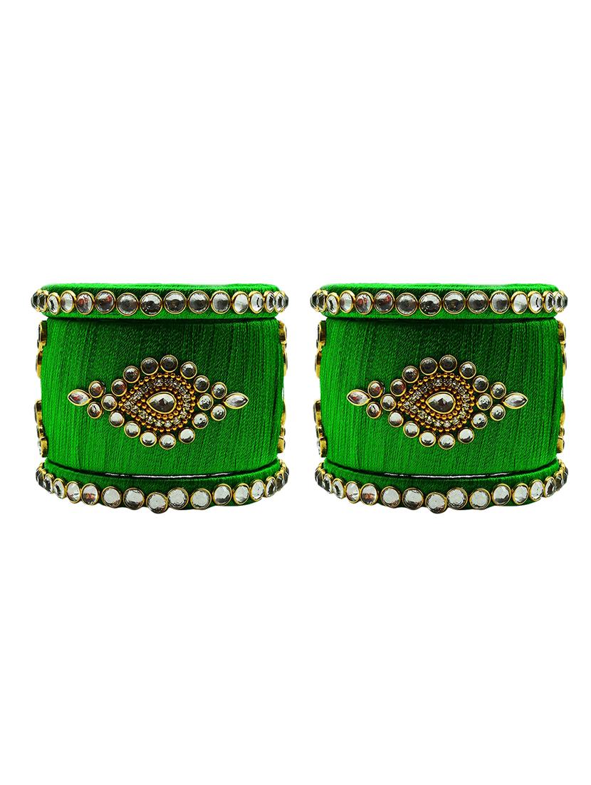 green plastic bangles - 16281368 - Zoom Image - 1