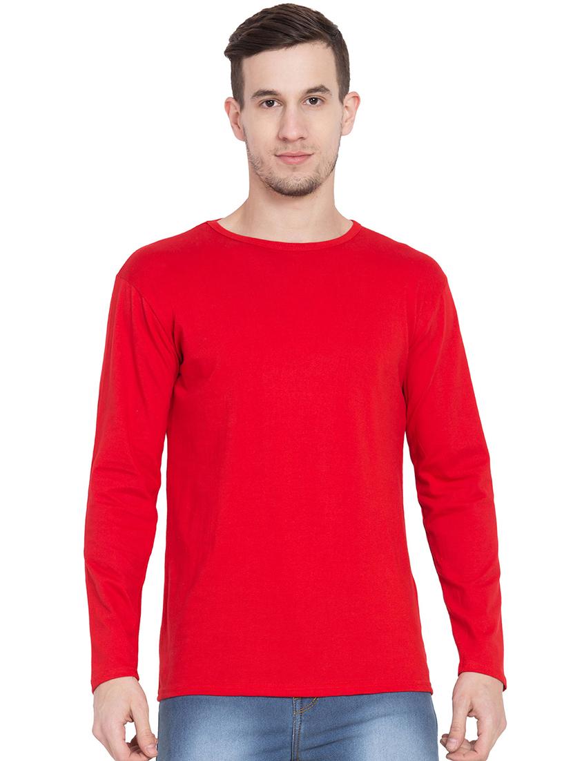 red solid t-shirt - 16281657 - Zoom Image - 1